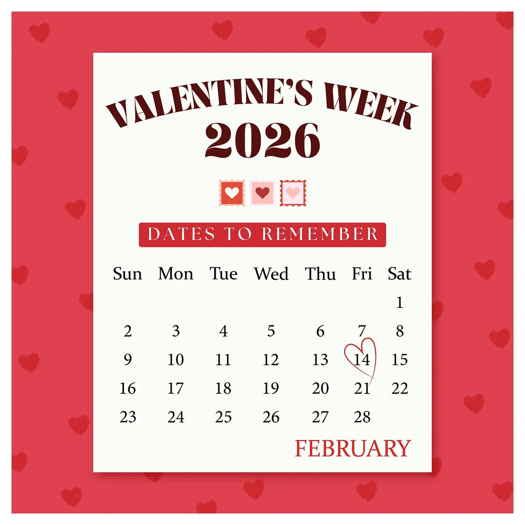 When is Valentines Day in 2026? A List of All Special Valentine's Weekdays: