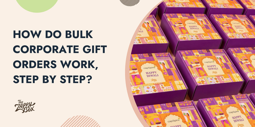 How do bulk corporate gift orders work, step by step?