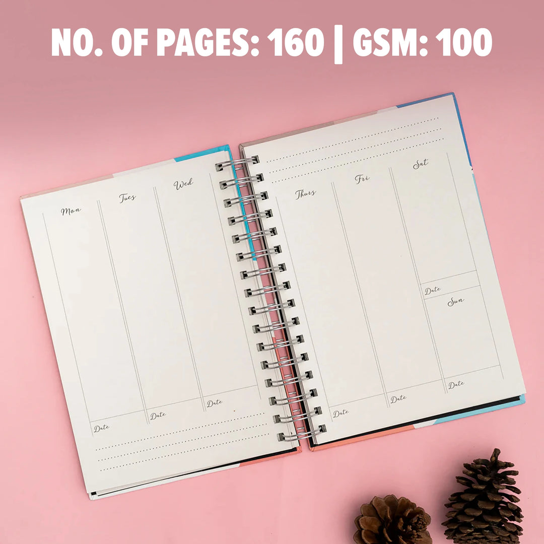 A5 1 Day At A Time Spiral Planner