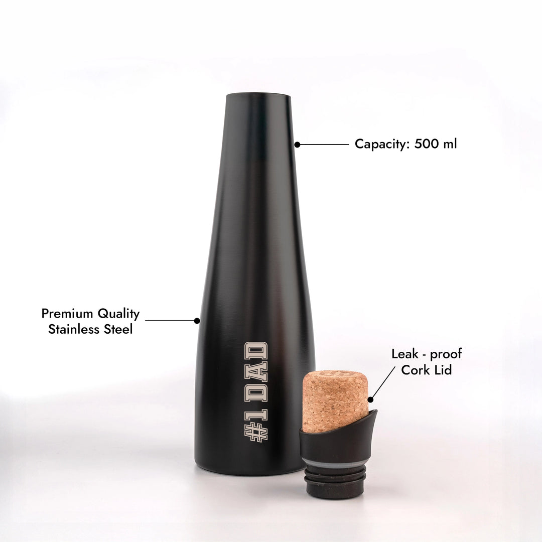 #1 Dad Stainless Steel Bottle