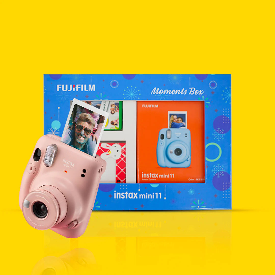 Fujifilm Instax Mini 11 Instant Camera Blue, Gift Box The