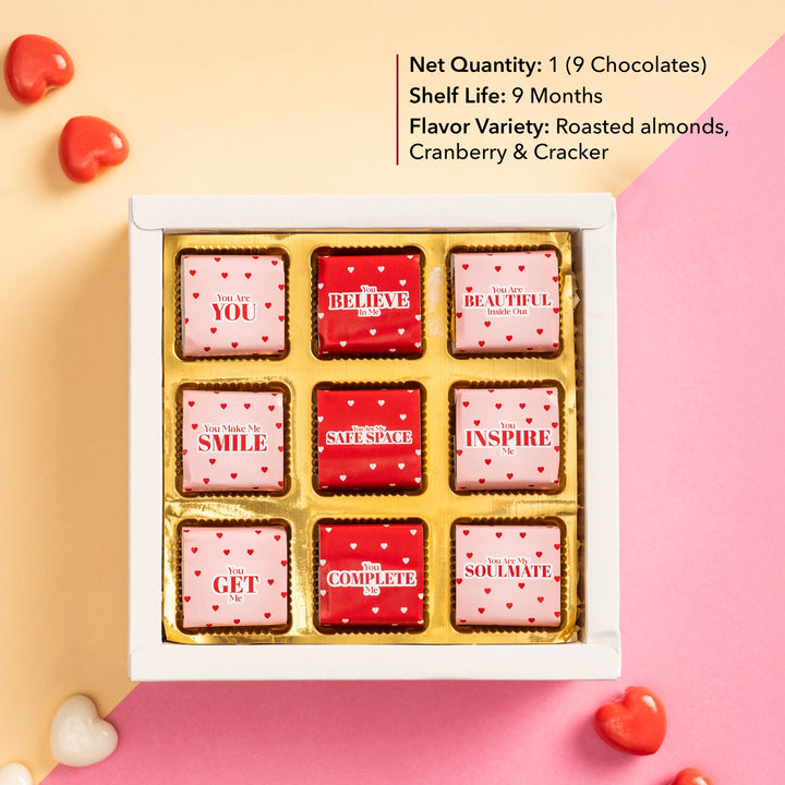 9 Reasons Why I Love You Chocolate Box