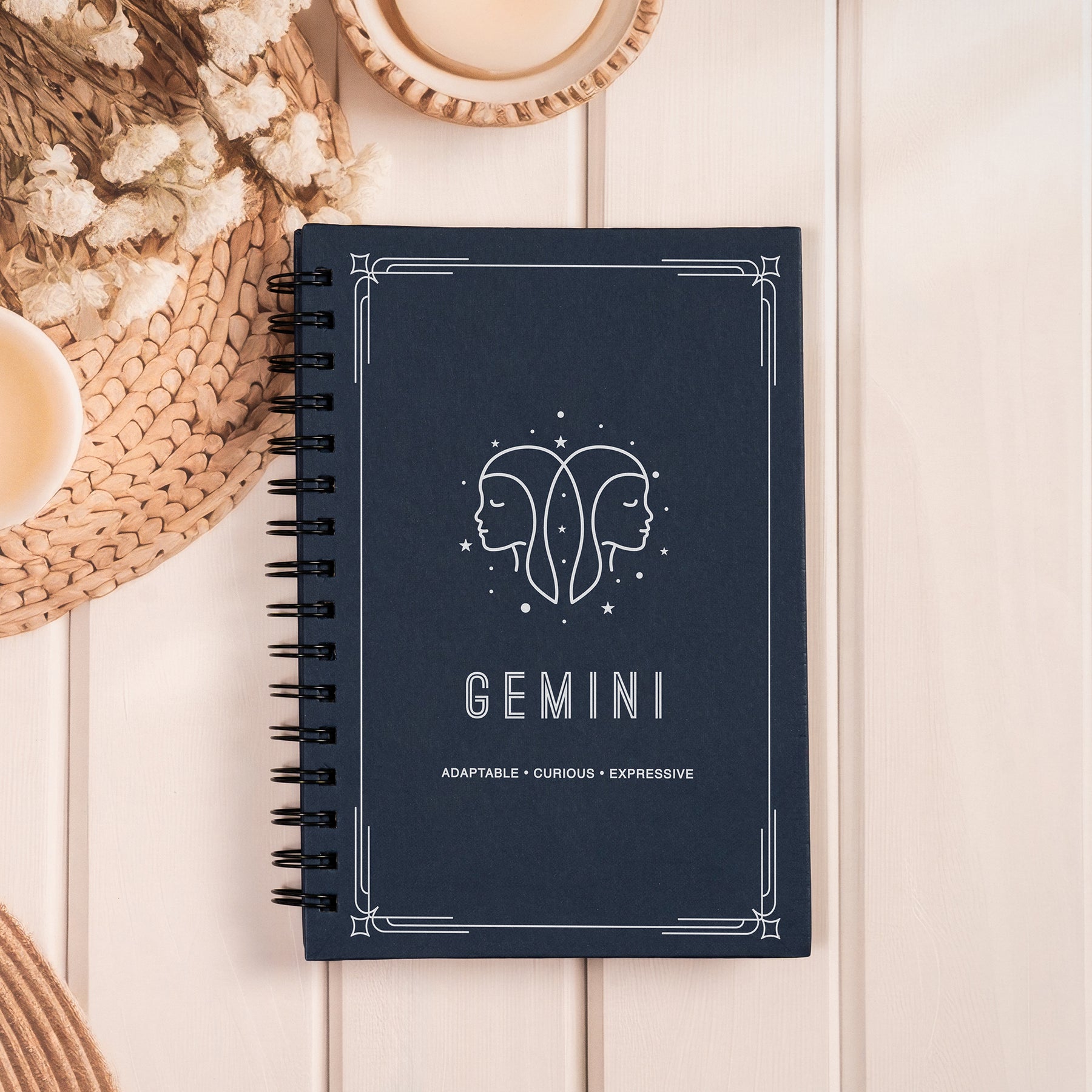 FOURTH サイン付き　2023ノートブック　geminiforth A5 Horoscope Notebook - Spiral Bound, Hardcover Journal | The