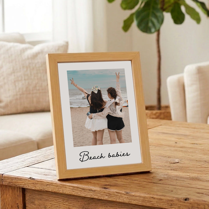 Picture Perfect - Personalized Photo and Text | A5 Light Brown