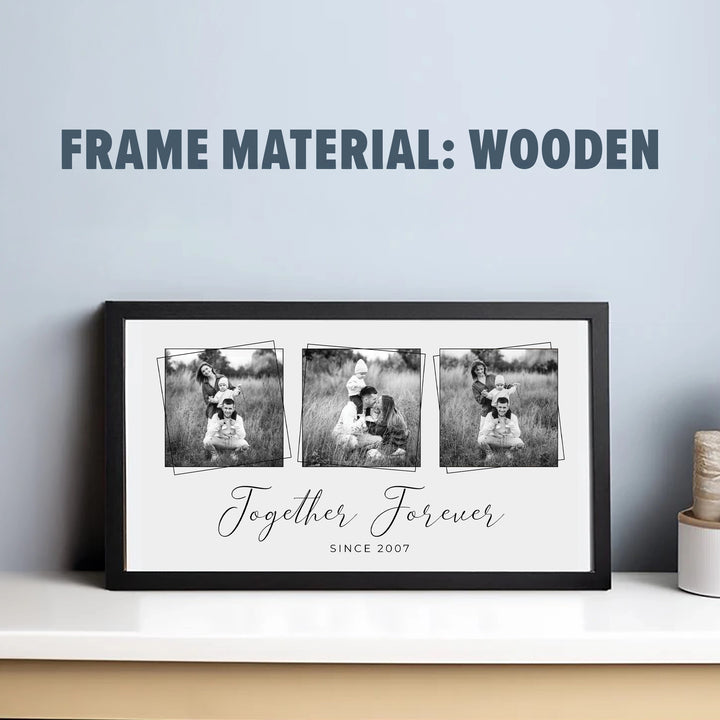 Since Forever - Black & White Persanalized | 5"x 7" Frame