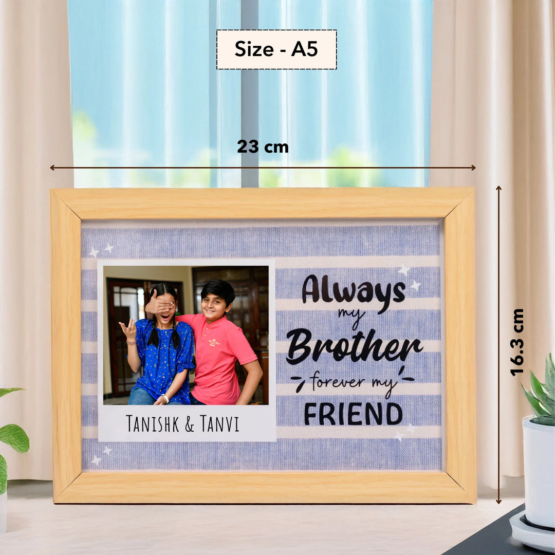 Personalized Brother Quote Frame