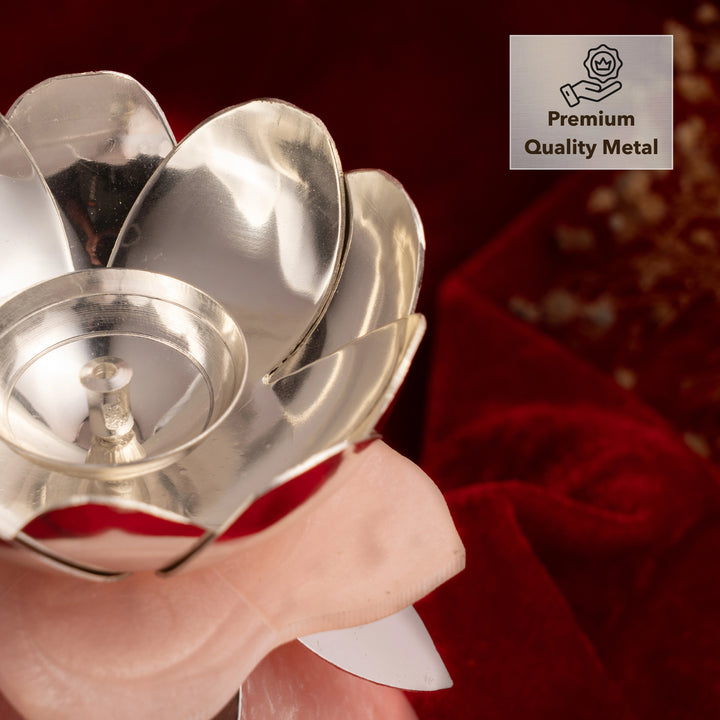 Budding Flower Resin Diya