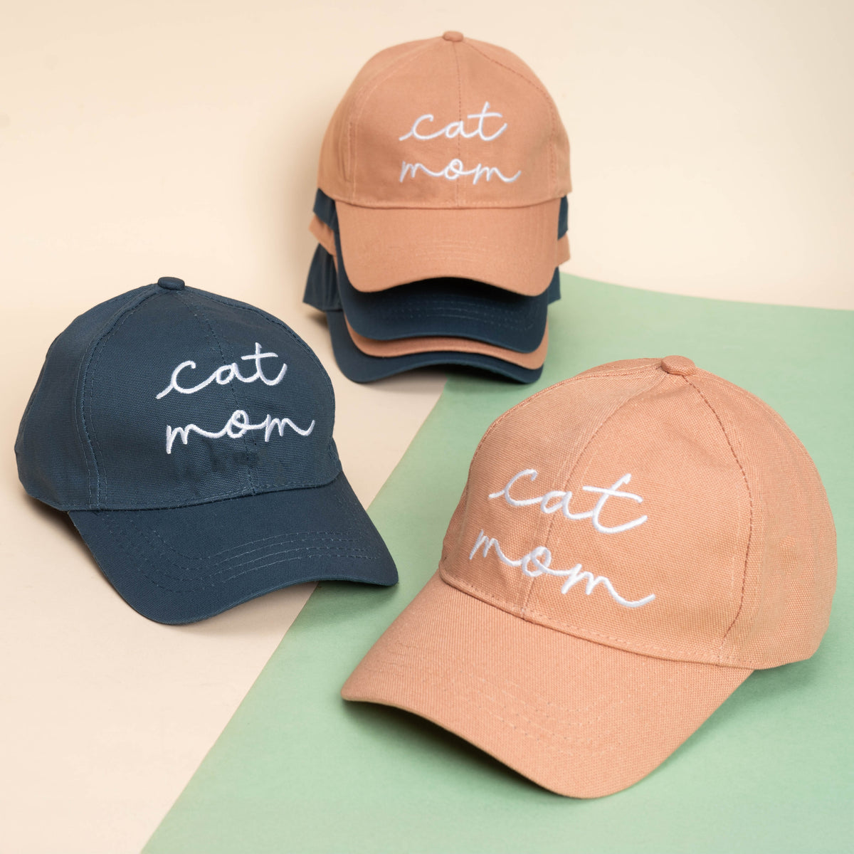 Lichfamy "Cat Dad" Trucker Hat - Adjustable Cap For Cat Lovers, Fathers Day Gift With Leather Patch