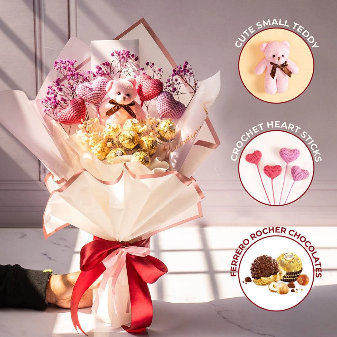 Choco Cuddle Special Love Bouquet