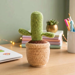 Crochet Cactus Pot
