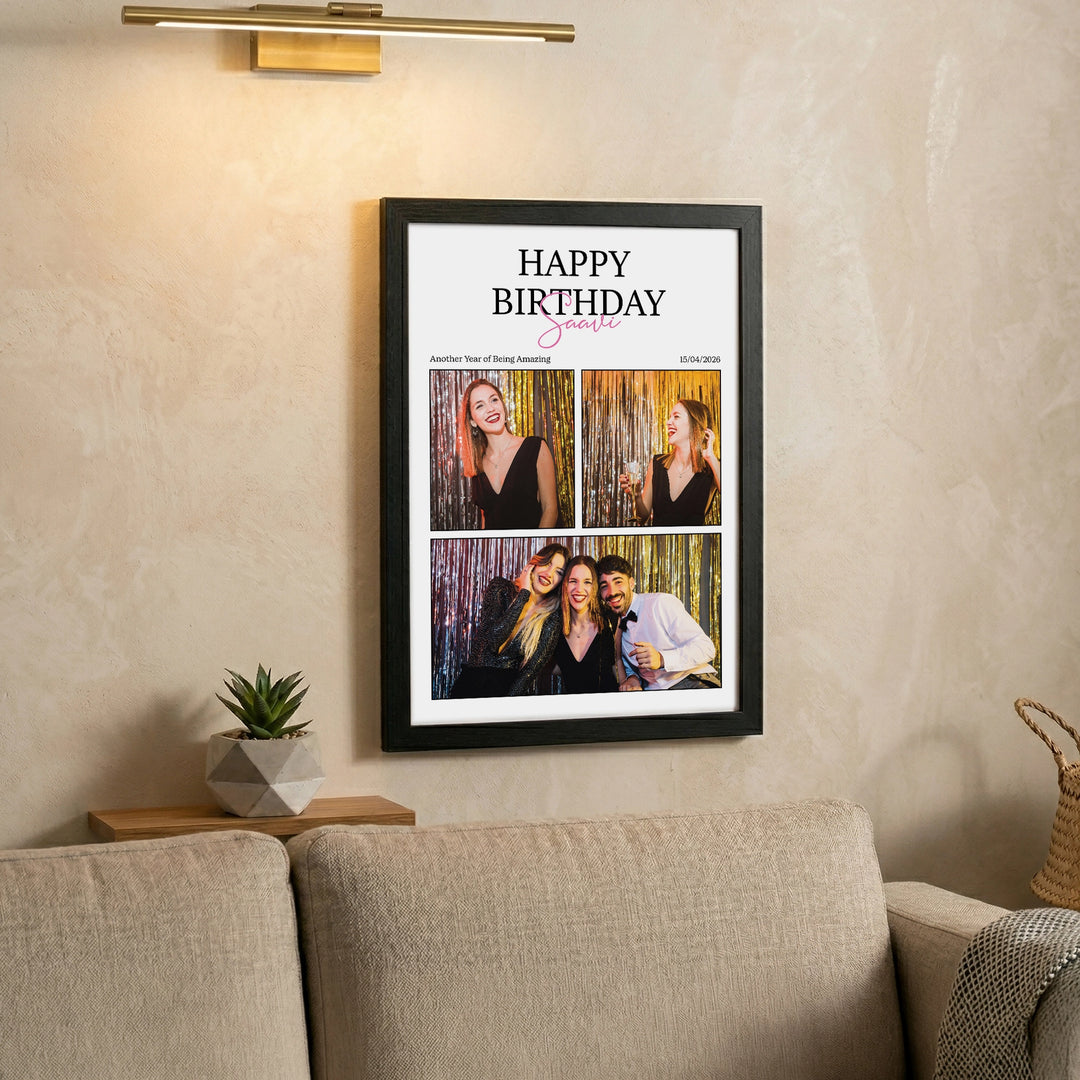 Celebrating You | A4 Customized Birthday Frame