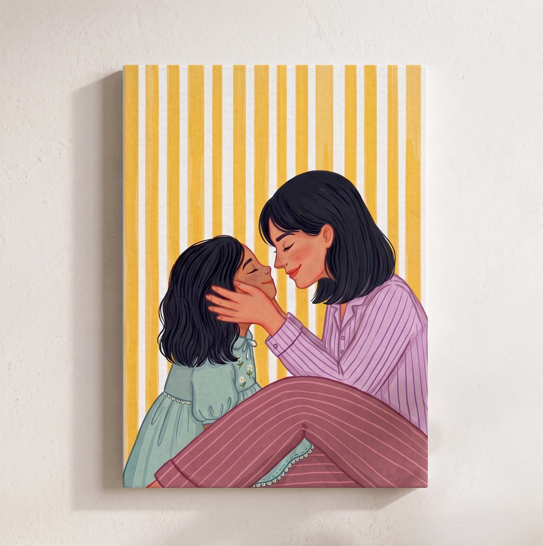 My First Love - Mother Daughter | Canvas Frame
