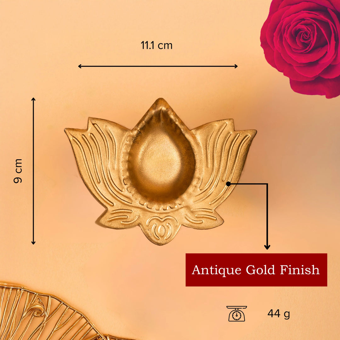 Decorative Lotus Diya