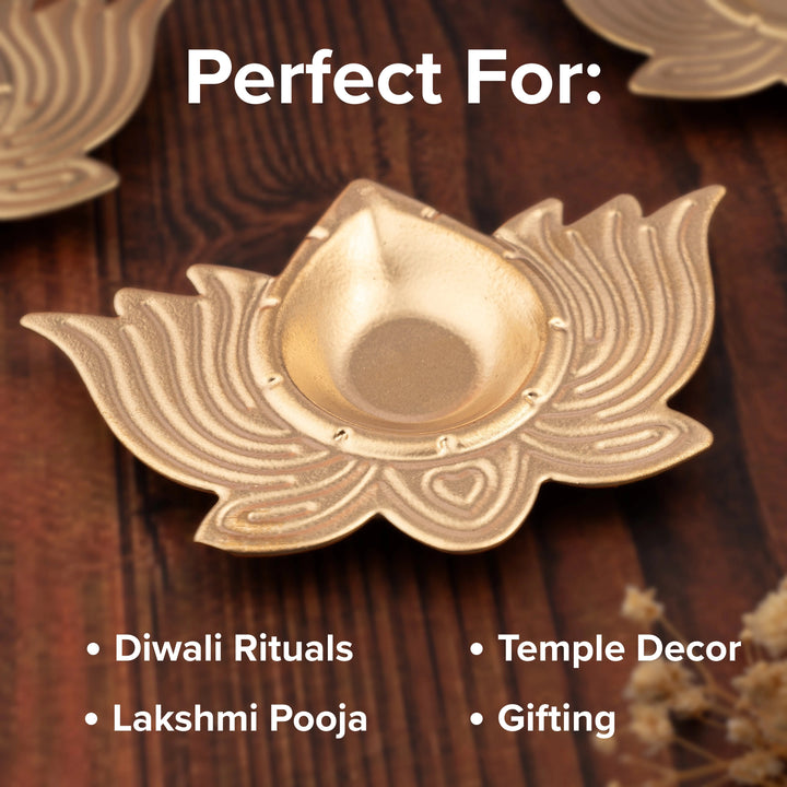 Decorative Lotus Diya