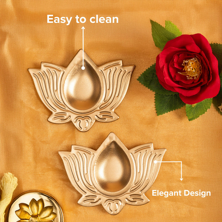 Decorative Lotus Diya