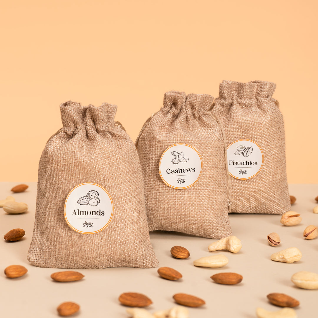 Dry Fruits Jute Potli