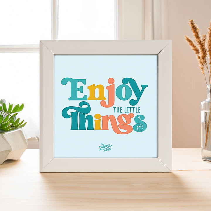 Enjoy Quote Frame | 5" x 5"