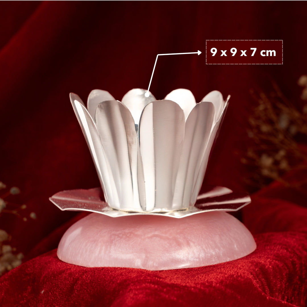 Flower Bud Resin Diya