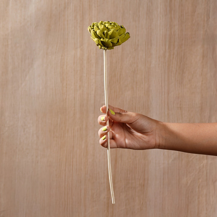 Forever Bloom Rosette Stem - Olive | Sola Wood Flower