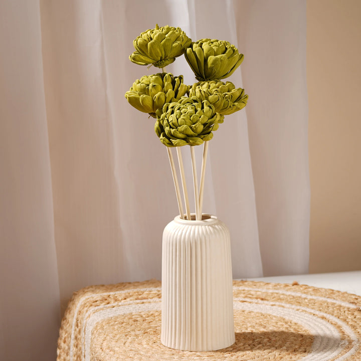 Forever Bloom Rosette Stem - Olive | Sola Wood Flower