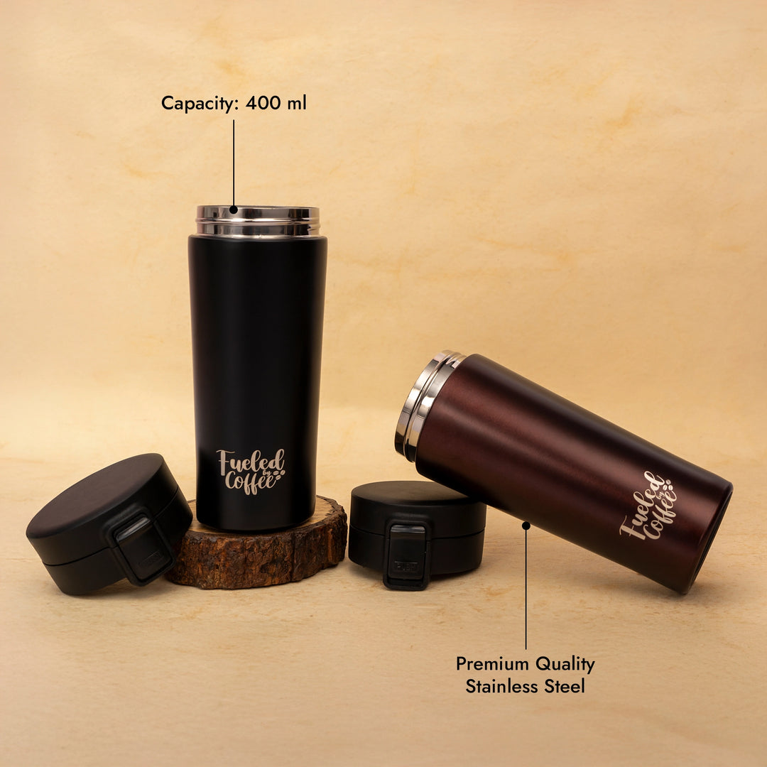 Fueled By Coffee Travel Tumbler