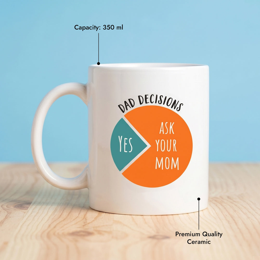 Funny Dad Decisions Mug
