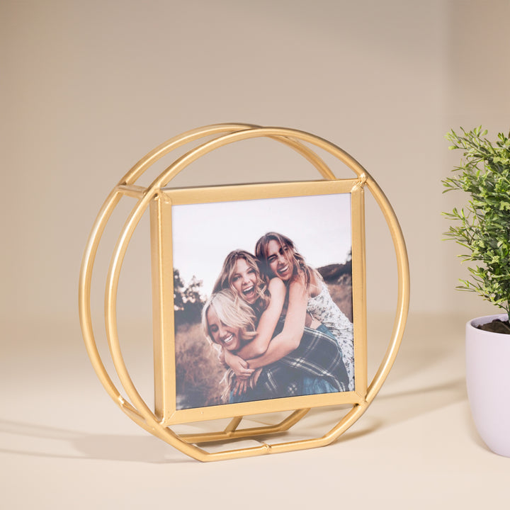 Personalized Golden Photo Frame