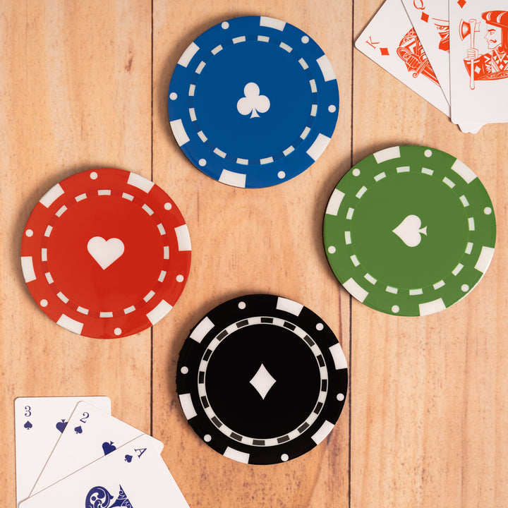 Poker Design Coaster Set