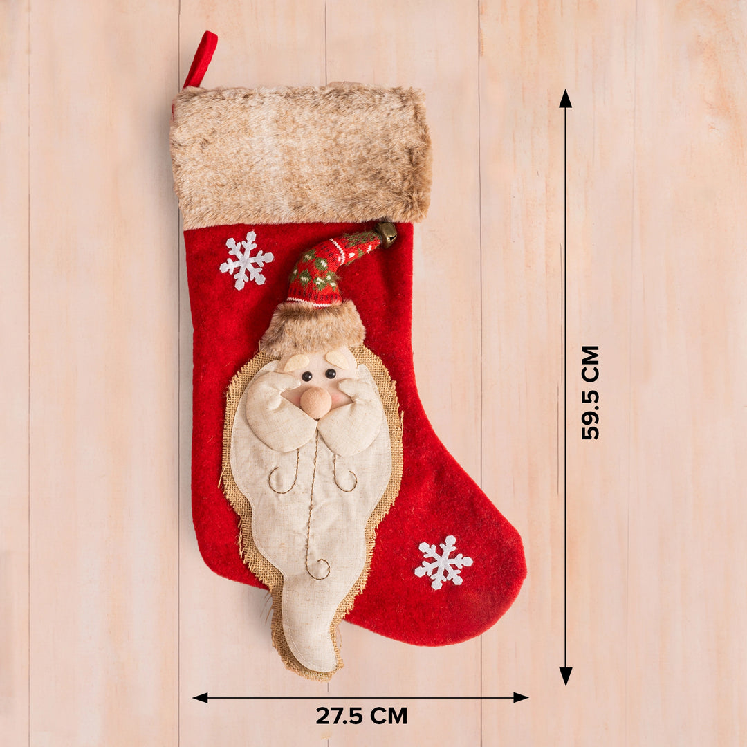 Personalized Jolly Santa Stocking