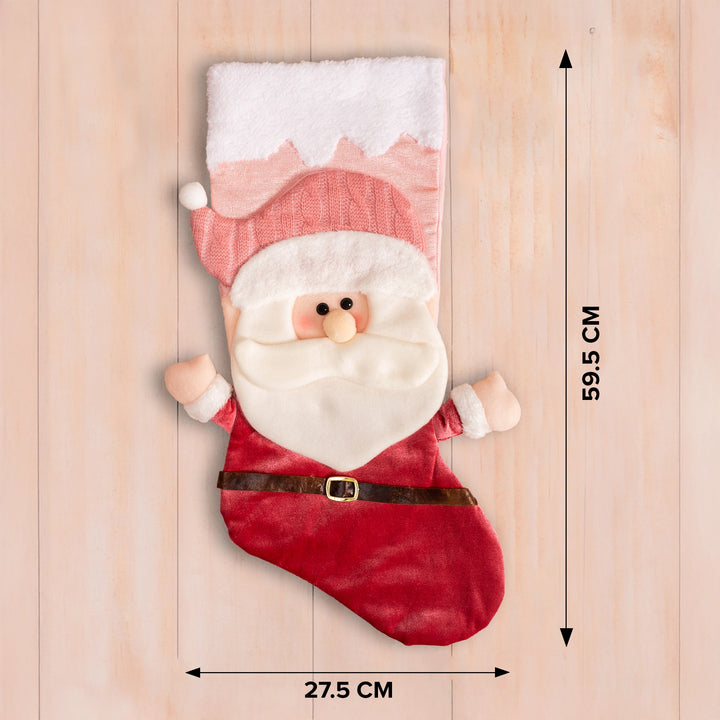 Personalized Merry Santa Stocking