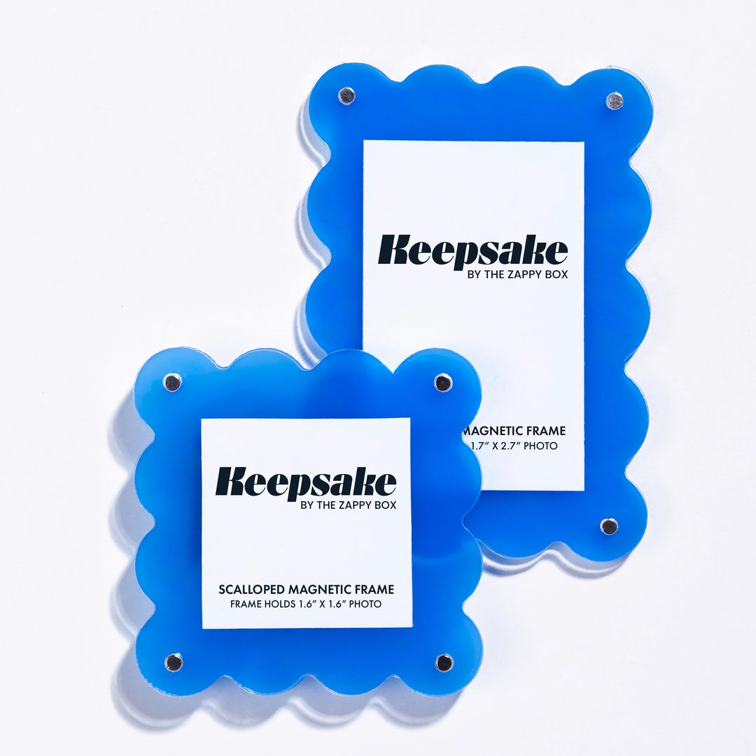 Keepsake Scalloped Magnetic Frame