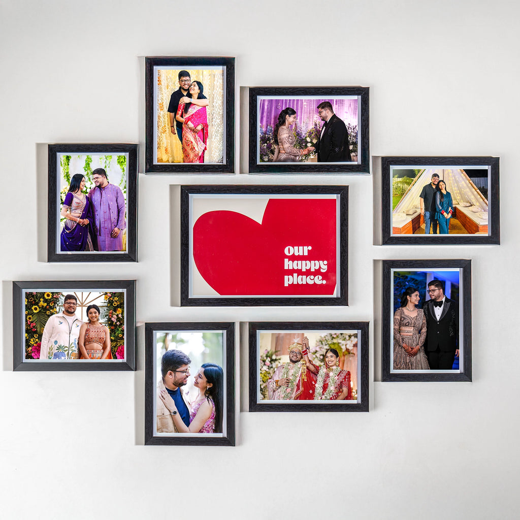 Little Moments Big Memories Set of 9 Photo Frames | The Zappy Box