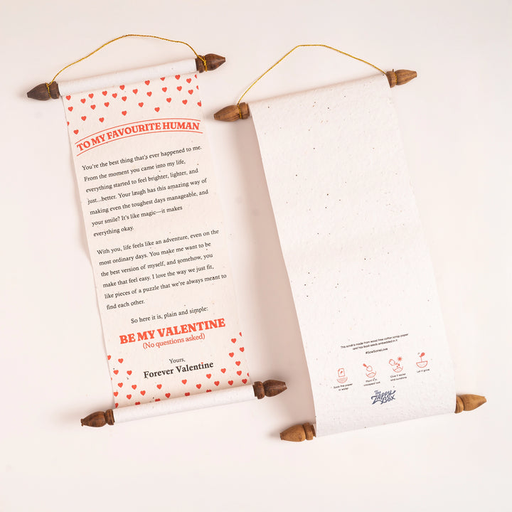 Valentine Love Scroll