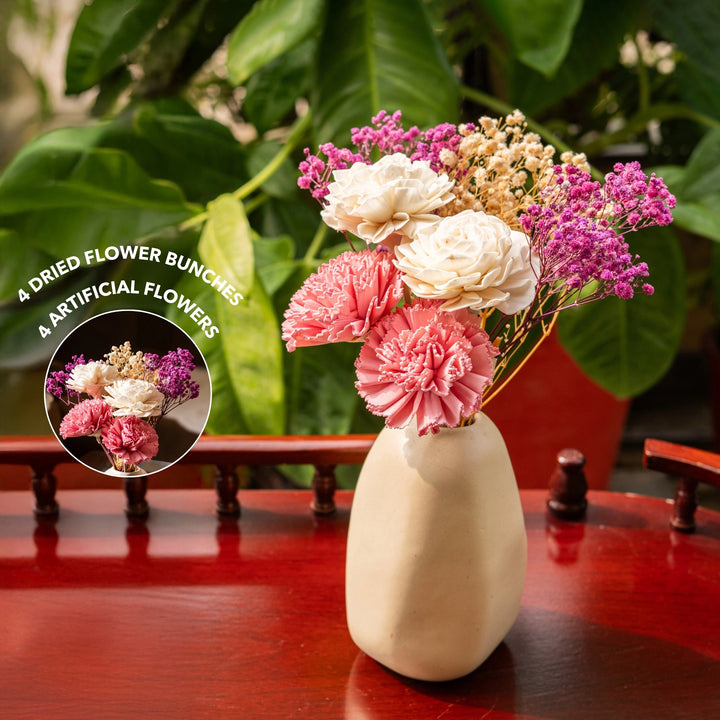 Love in Blossom Flower & Vase Combo