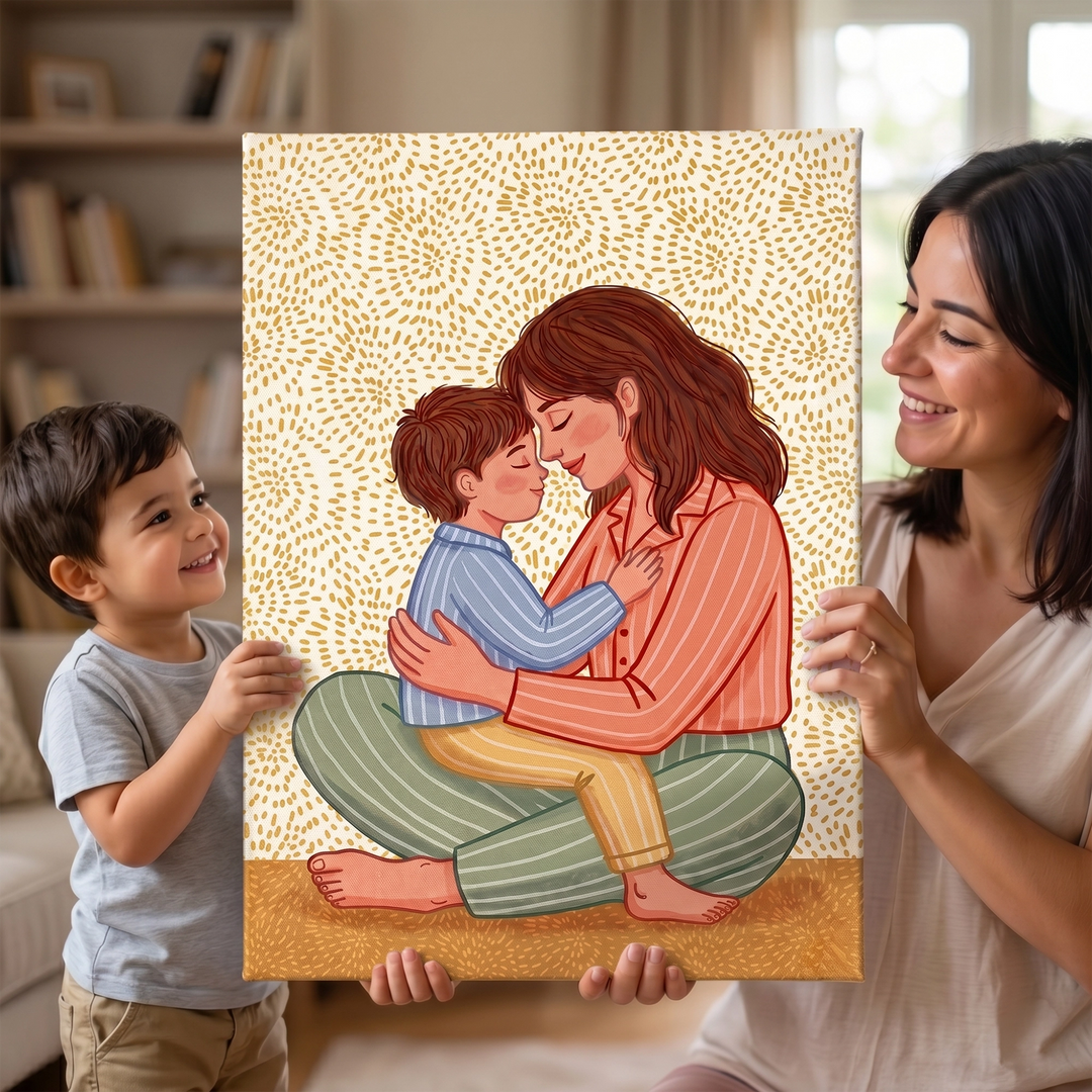 My Safe Place - Mother Son | Canvas Frame