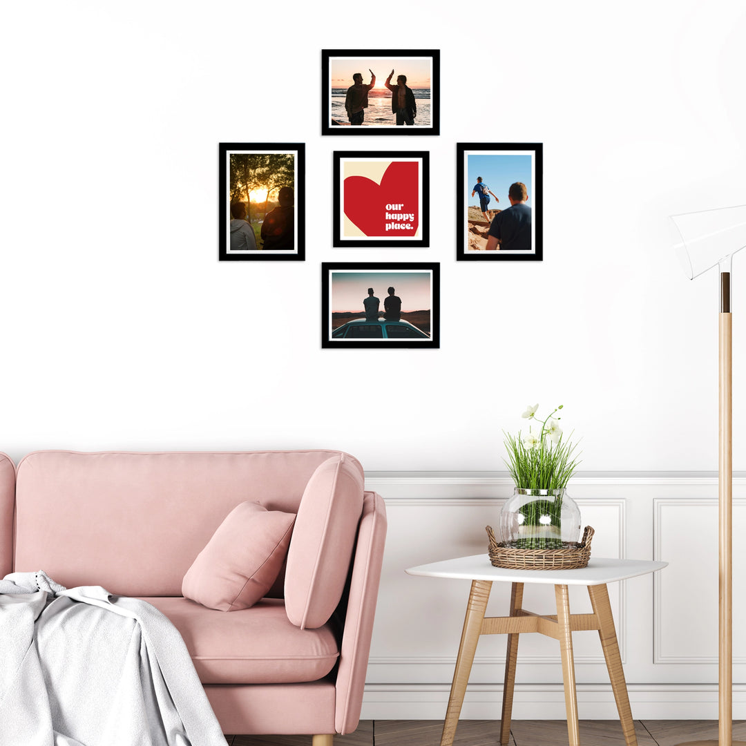Our Happy Place - Set of 5 Frames