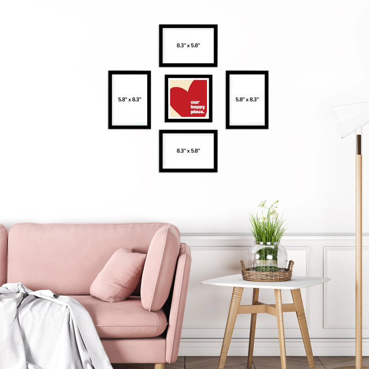 Our Happy Place - Set of 5 Frames