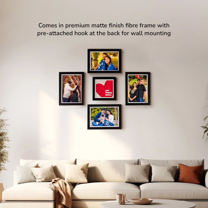 Our Happy Place - Set of 5 Frames