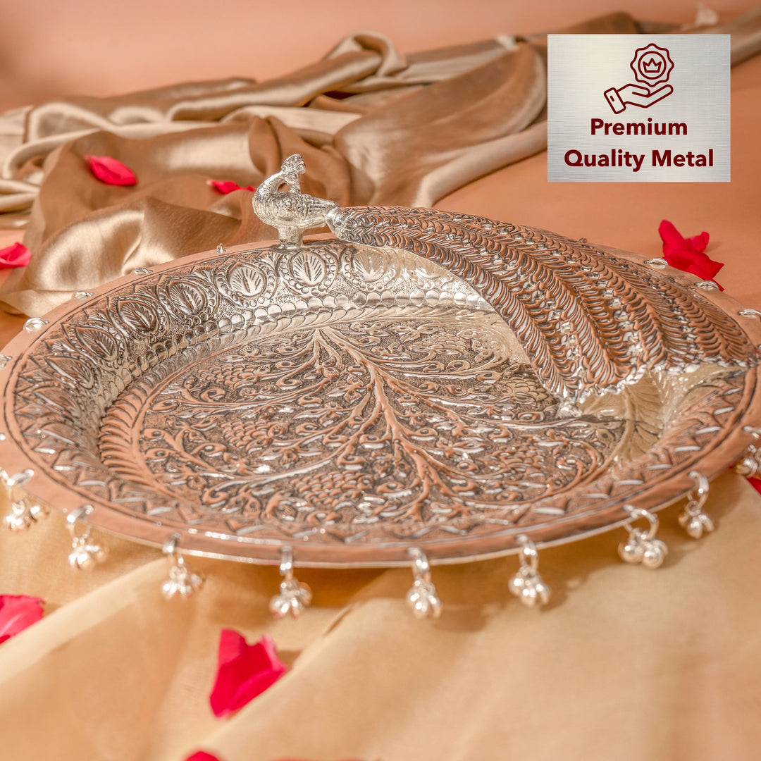 Peacock Pooja Thali Set