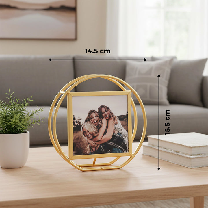 Personalized Golden Photo Frame