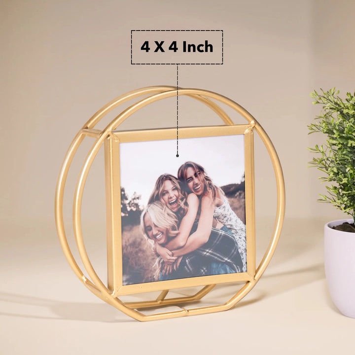 Personalized Golden Photo Frame