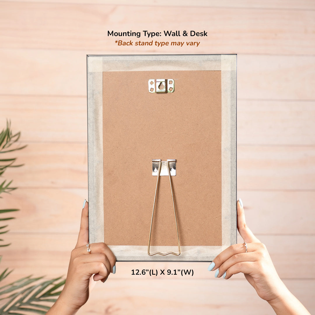 Pet Photo - Personalized Frame | A4 Light Brown