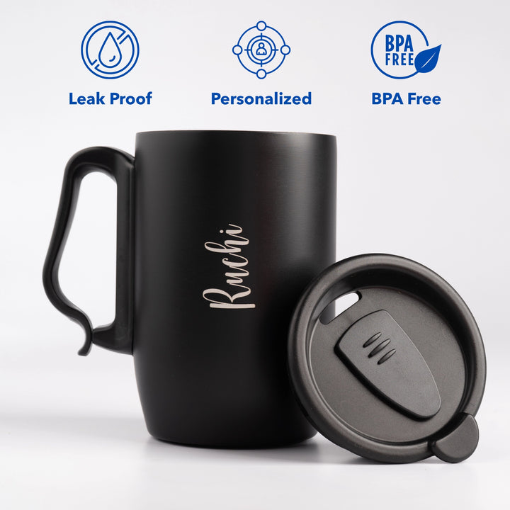 Personalized Travel Portable Mug | 400 ml