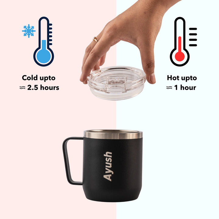 Personalized Traveler Insulated Mug | 350 ml