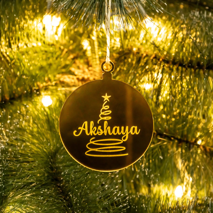 Personalized Trinket Ball Tree Hanging