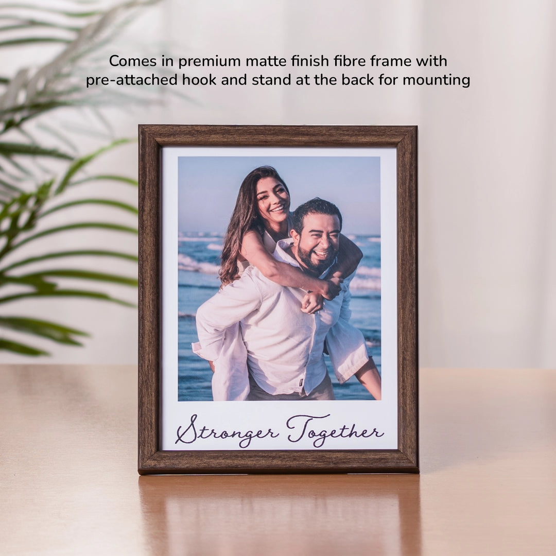 Picture Perfect - Personalized Photo and Text | A5 Dark Brown