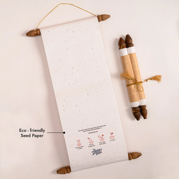 Plantable Letter Scroll For Father
