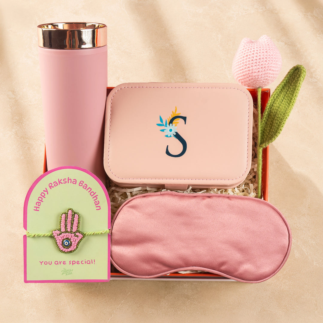 Pretty In Pink Rakhi Hamper