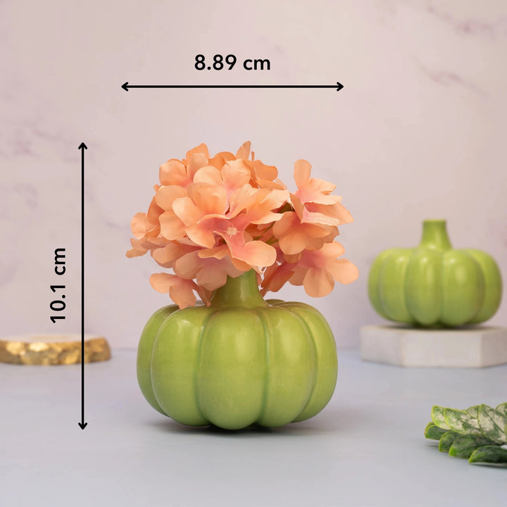 Pumpkin Shaped Ceramic Table Vase