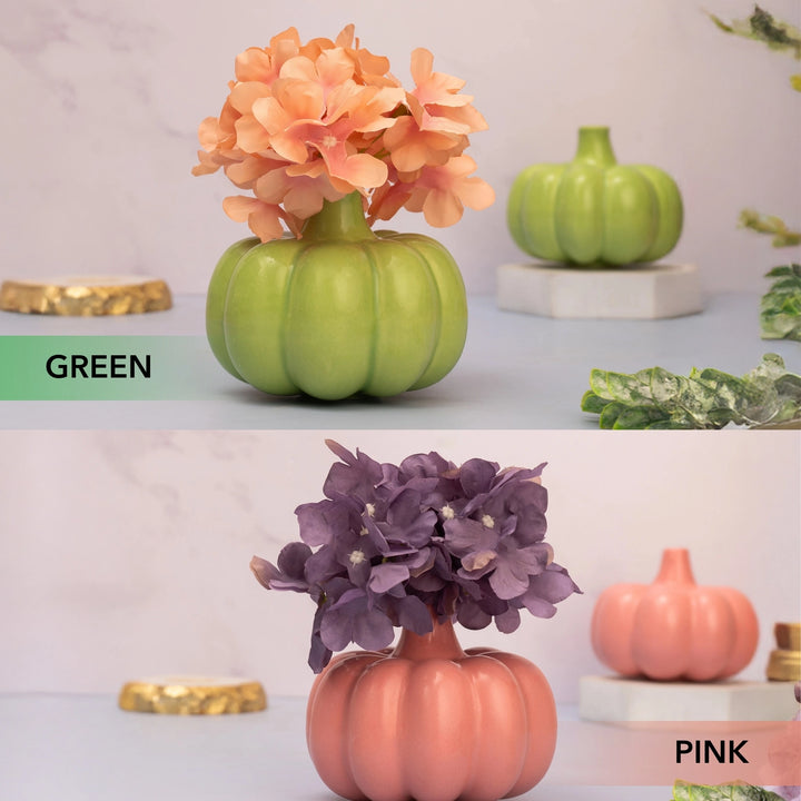 Pumpkin Shaped Ceramic Table Vase